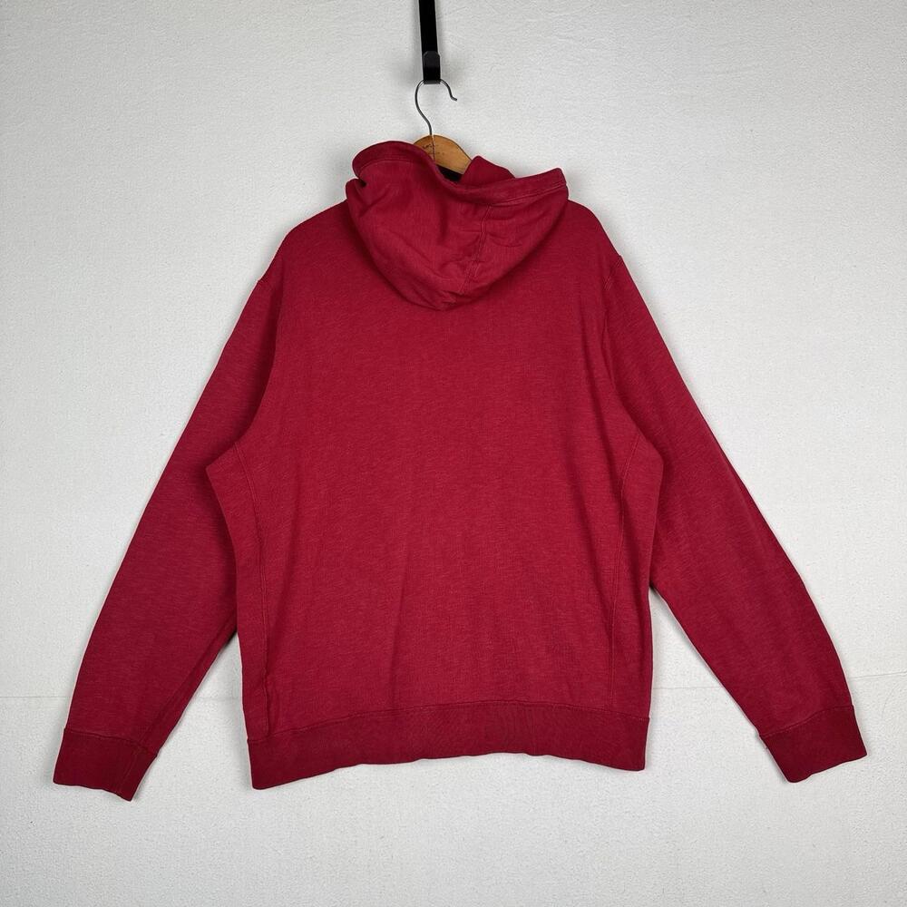 Abercrombie & Fitch A&F Spellout Hoodie Men’s XL Red Jacket Full Zip *Read - Picture 7 of 9